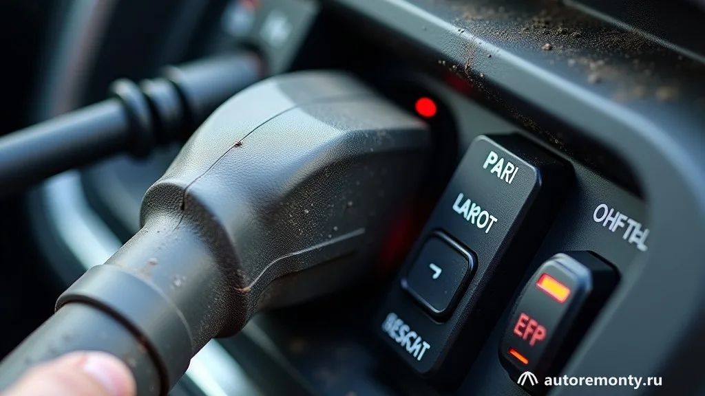 Панель автоматического зарядного устройства с переключателем профилей обычной батареи, EFB и AGM — аккумулятор кипит при зарядке