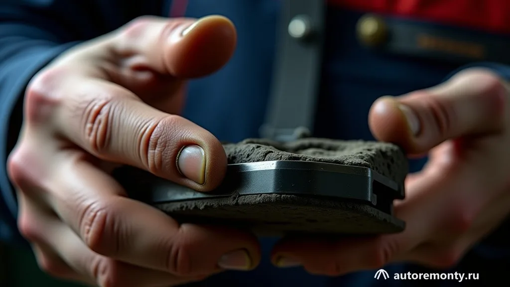 Дымогенератор с подключённым шлангом к снятому впускному патрубку двигателя, видимая тонкая струя дыма — хлопки во впуске