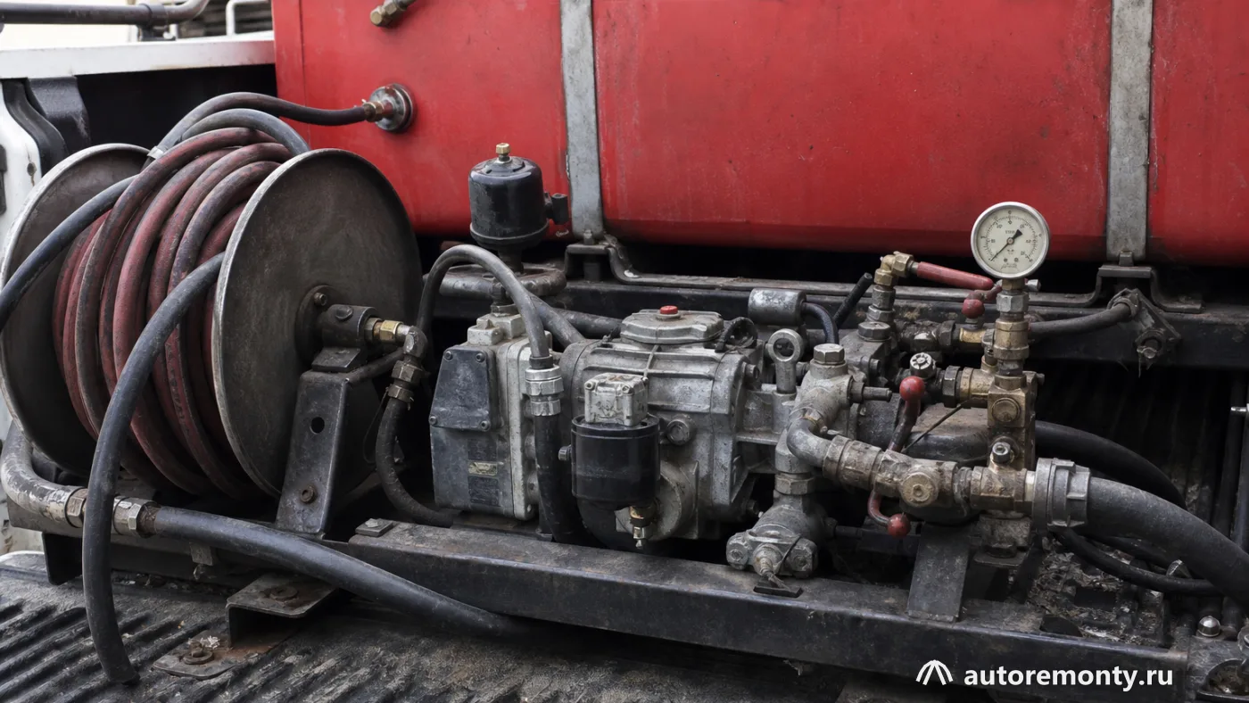 Пожарное оборудование и насосная установка на грузовой платформе Ford Ranger Super Duty, без логотипов и — Ford создал пожарный Ranger Super Duty с насосами на солнечной энергии