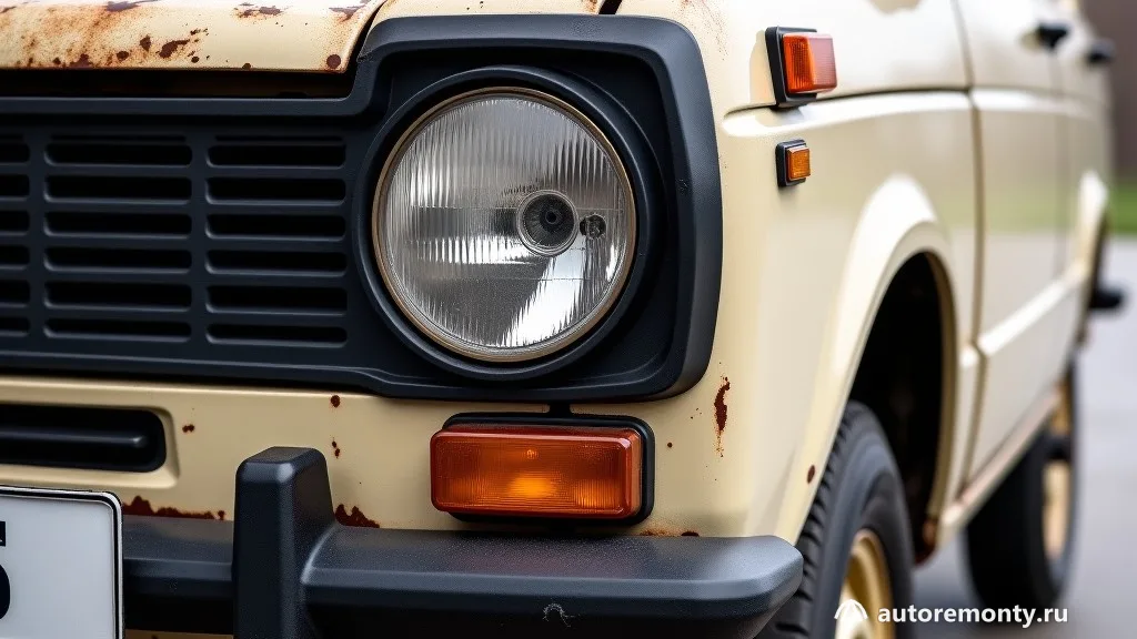Участок днища и внутренней стороны порога Lada Niva, сварного шва, дренажного отверстия и зоны проверки — Lada Niva Legend обзор болячки плюсы минусы