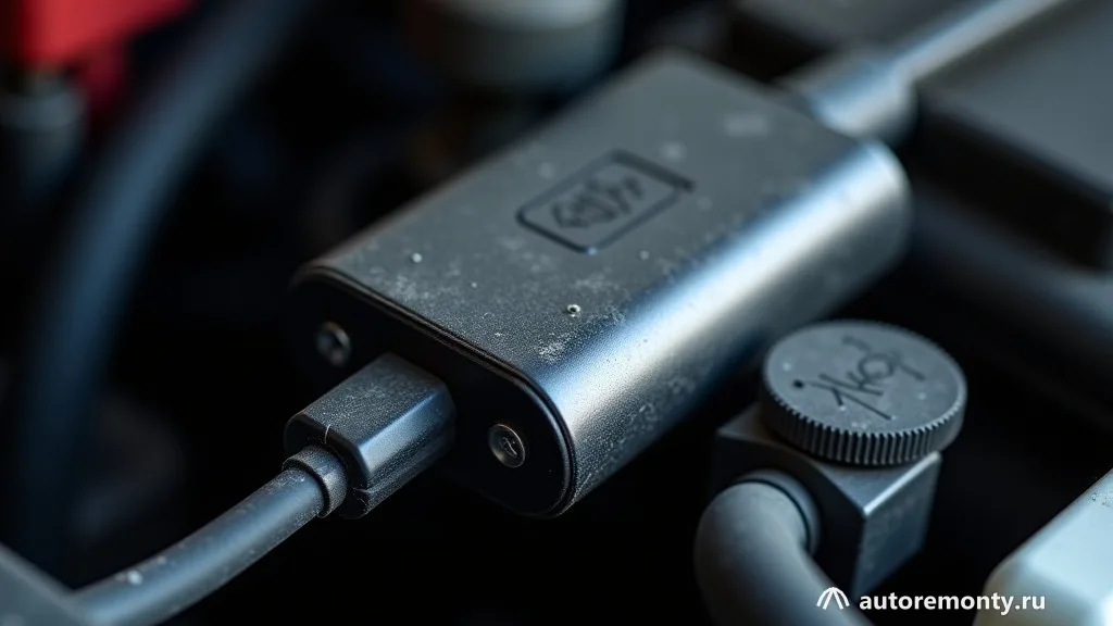 12-вольтовой розетки в центральной консоли со снятым USB-адаптером; видны центральный контакт и боковая — не работает прикуриватель